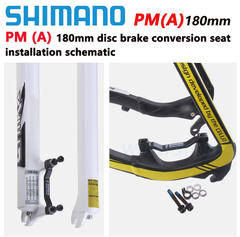 SHIMANO SM-MA тормозной ротор дисковый адаптер 180 мм 203 мм 160 мм PM A столбы IS B столбы тормозной диск кронштейн адаптер для RT86 RT81 RT56