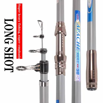 

Carbon sea otter long section Apache long throw throwing anchor 5.4 meters fishing rod super light super hard