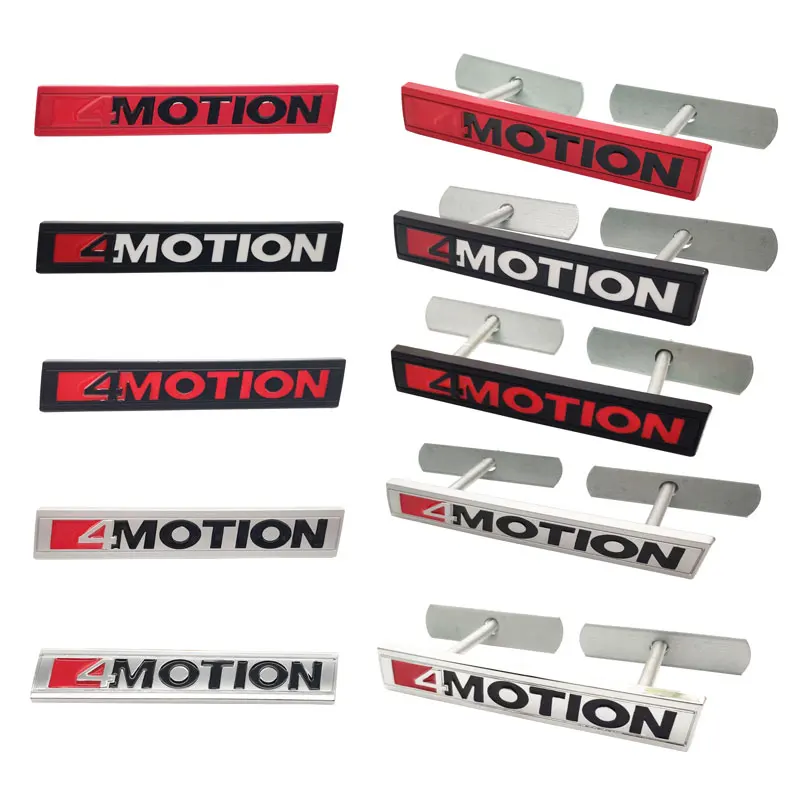 Car Styling Metal Sticker 4 Motion 4 Motion Logo Griglia Anteriore Badge Emblem Sticker Per Volkswagen Vw Polo Golf Tiguan Jetta