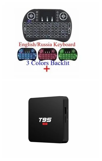 10 шт. ТВ-приставка T95 Super Android 10,0 Allwinner H3 четырехъядерный процессор 2 ГБ DDR3 16 Гб rom 2,4G WiFi 4K H.265 смарт-медиаплеер телеприставка - Цвет: Add I8 Backlit