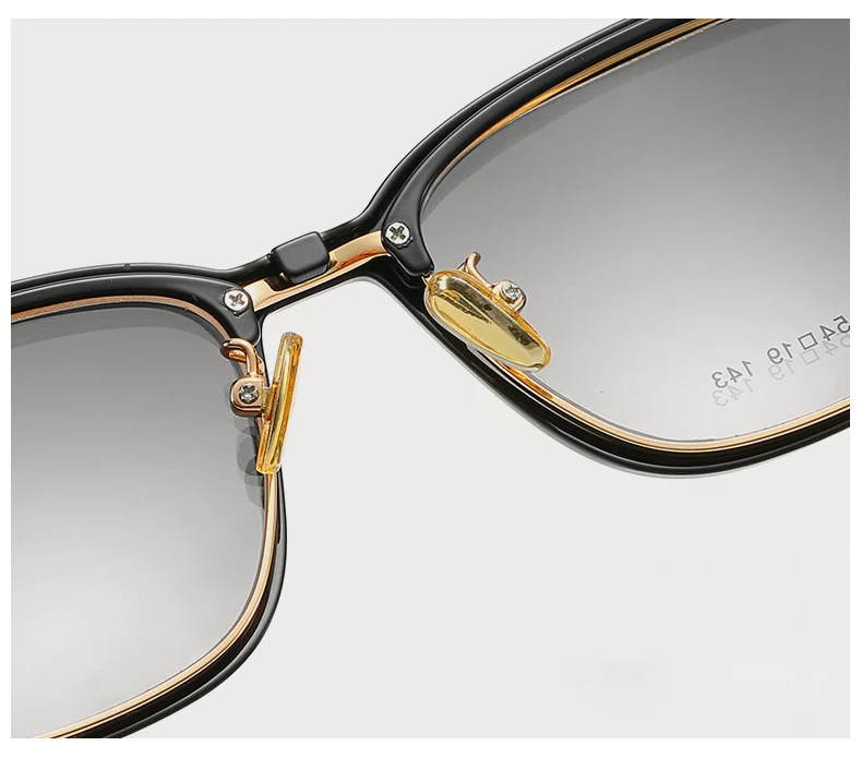 Ralferty, 2 в 1, поляризованные солнцезащитные очки с магнитным зажимом, солнцезащитные очки для мужчин, высокое качество, дизайнерские женские очки, оптическая оправа Z8027