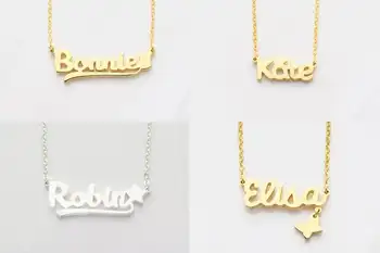 

Children Necklace Child Necklace Baby Name Necklace Kid Name Necklace Little Girl Necklace Child Gift Niece Necklace