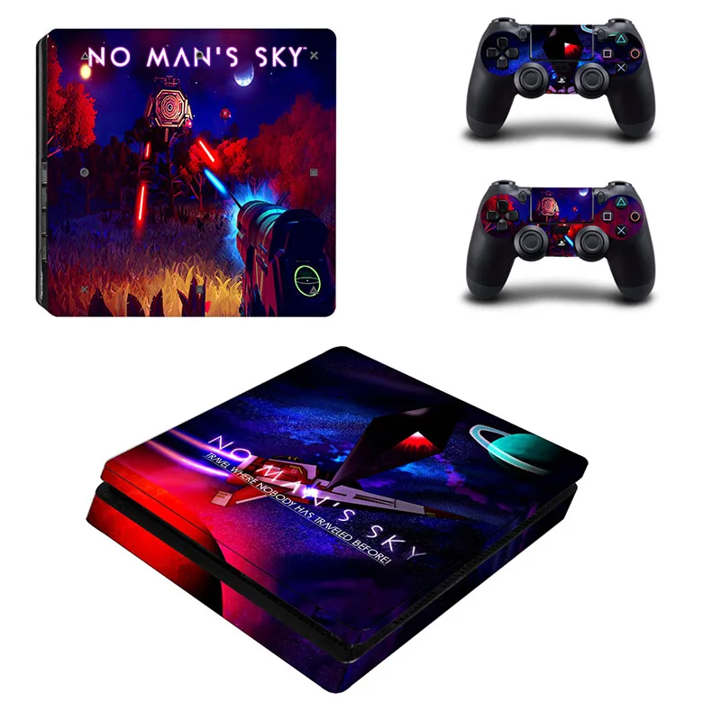 No man's sky PS4 Slim sticker s PS 4 Play station 4 Slim Skin sticker Pegatinas для playstation 4 Slim консоли и контроллера