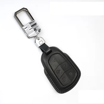 

Luxury Genuine Leather Car Key Cover Case for Cadillac ESV Escalade CTS XTS SRX ATS 2015 2016 2017 2018 CT5 XT5 XT6 smart key