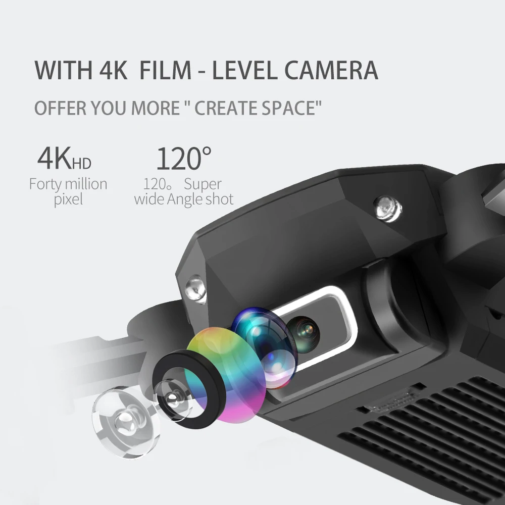 2020 Новый Дрон 4k HD широкоугольная камера wifi fpv с сохранением высоты камерой мини