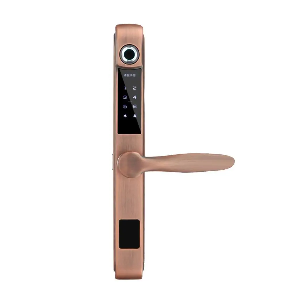 Smart Fingerprint Door Lock Security Intelligent Lock Biometric Electronic Wifi Door Lock Anti-theft Electronic Lock