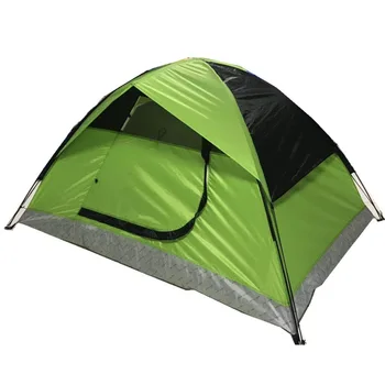 

Double Layer Manual Camping Tent Double Water Resistant Sun-resistant Camping Tent Night Fishing Advertisement Double-layer Tent
