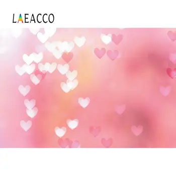 

Vinyl Backdrops For Photography Pink Love Heart Light Bokeh Fantasy Love Baby Pattern Photo Background Photocall Photo Studio