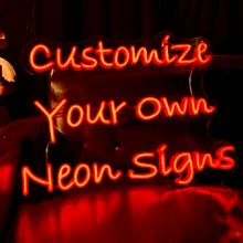 Custom  Neon Sign Speparating Silicone Flexible Neon Light For Room Decoration Wedding Party Birthday Decor With Dimmer 12V