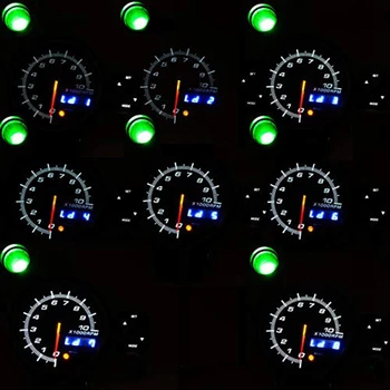 

Car Dashboard- 95Mm Tachometer Rpm Gauge Stepper Motor Three Led Color Display with Shift Light Black Face