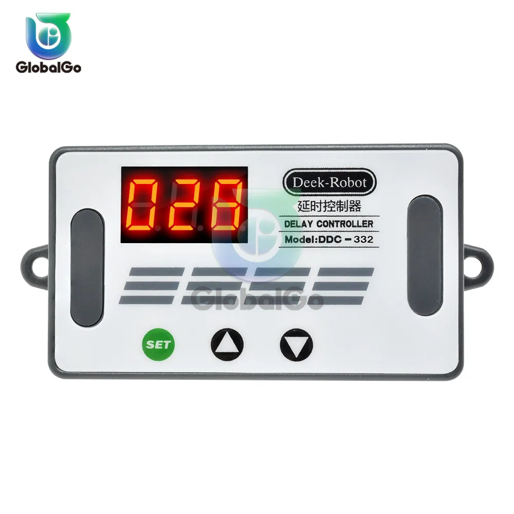 

DDC-332 Digital Display Delay Controller with Buzzer DC12V Timer Delay Relay Control Off Switch Module