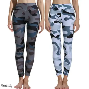 

Women Stretch Hight Waist Military Legging Army Camouflage Trousers Casual Pants