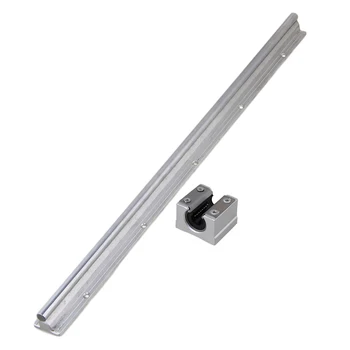 

BQLZR Open Linear Bearing Slide and 10mm Shaft Dia 50cm Linear Bearing Rail Block