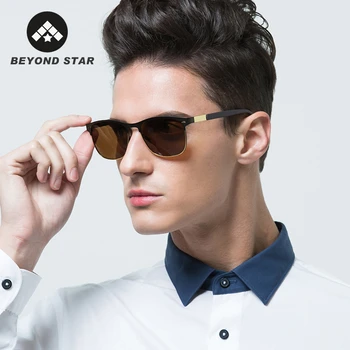 

BEYONDSTAR 2020 New Square Polarized Sunglasses Men Anti-Reflective Sun Glasses Shades Driving Fishing Glasses zonnebril AR1901