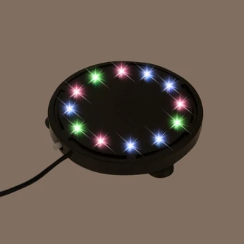 

12 LED Submersible Bubble Light Air Stone for Aquarium Fish Tank Pump Curtain DNJ998