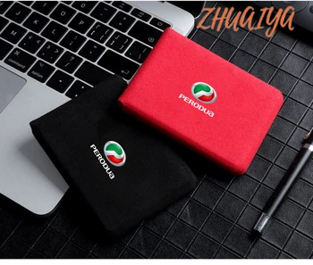 

Best selling Car driving document package license holster two-in-one ID folder For Perodua LOGO