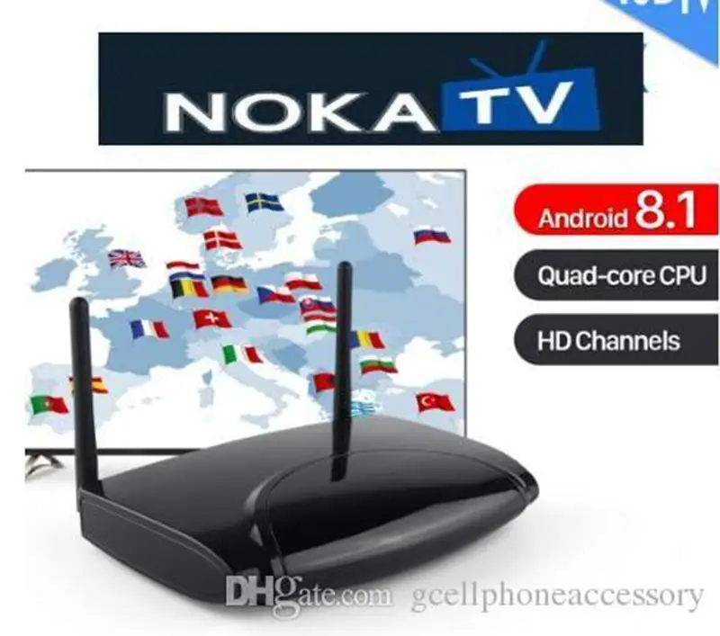 IP tv Box R2 с 1 года NOKA IP tv LIVE tv+ VOD Android устройства 12 месяцев Франция арабский Италия Испания Португалия IP tv Box