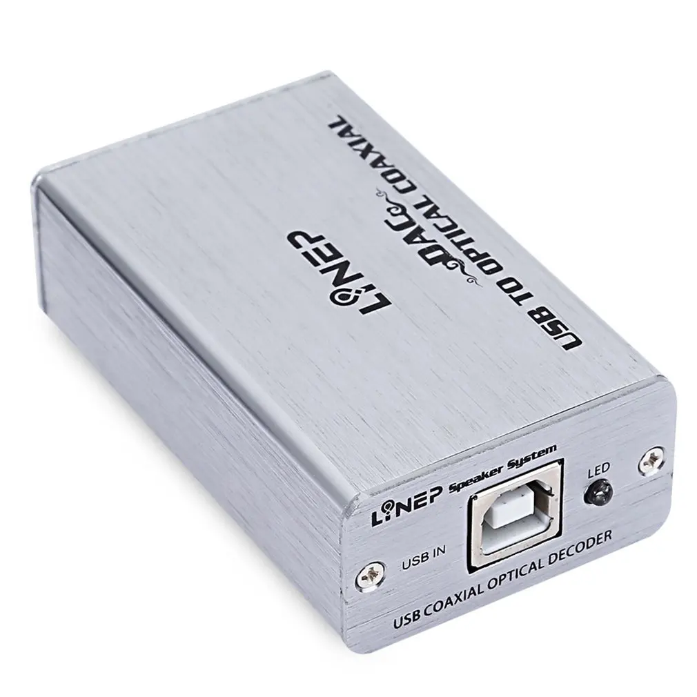 M303 декодер Профессиональный Usb внешняя звуковая карта Dac декодер волоконный коаксиальный цифровой выход Алюминиевый декодер