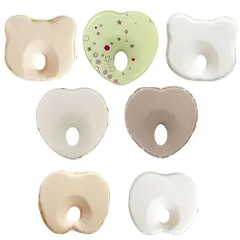 

Infant head support kids shaped rest sleep positioner anti roll cushion nursing baby pillow to prevent flat randomcolor