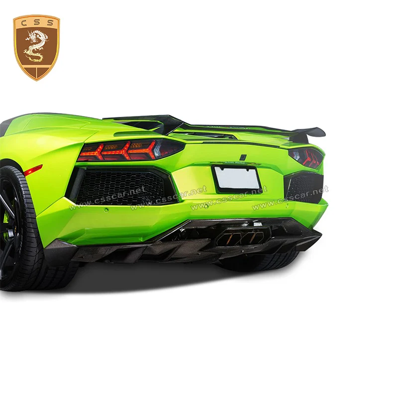 LP700 углеродное волокно задняя крыша крыло багажника спойлер для Lamborghini Aventador LP750 LP720 2011- Vrosteiner Стайлинг