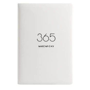 

White Customize Daily Calendar A5 Notebook Agenda Diary Planner School Office Supplies Student Gift