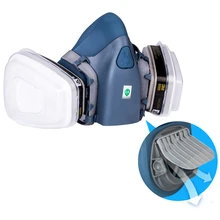 7 в 1, 7502, противогаз с распылением, Chemcial, безопасная, для работы, противогаз, защита от пыли, респиратор, маска с фильтром