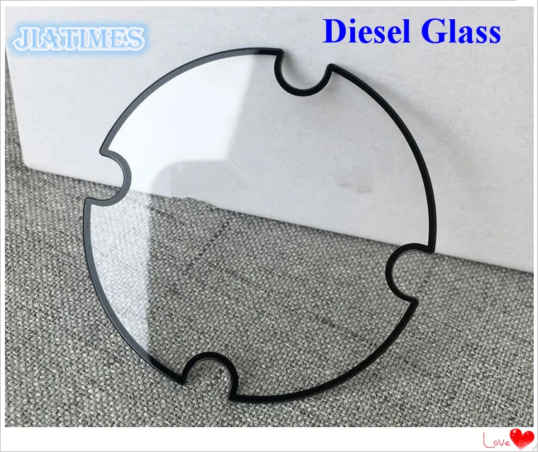 1 шт. прозрачный стеклянный кристалл для DZ7396/7413 хронограф часы