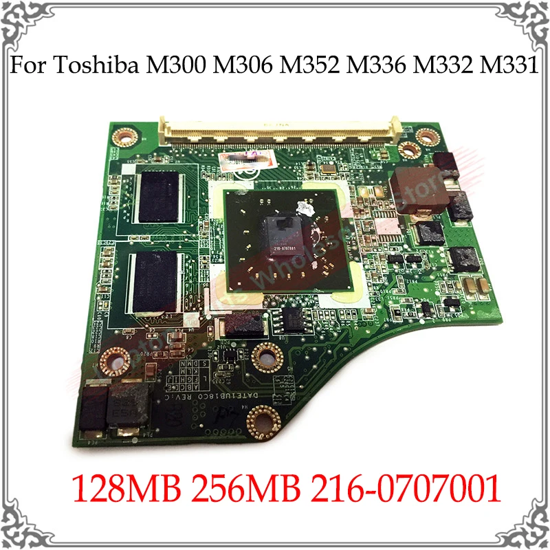 Оригинальная 128 МБ 256 мб графическая карта 216-0707001 для Toshiba M300 M306 M352 M336 M332 M331 M308 M318 M335