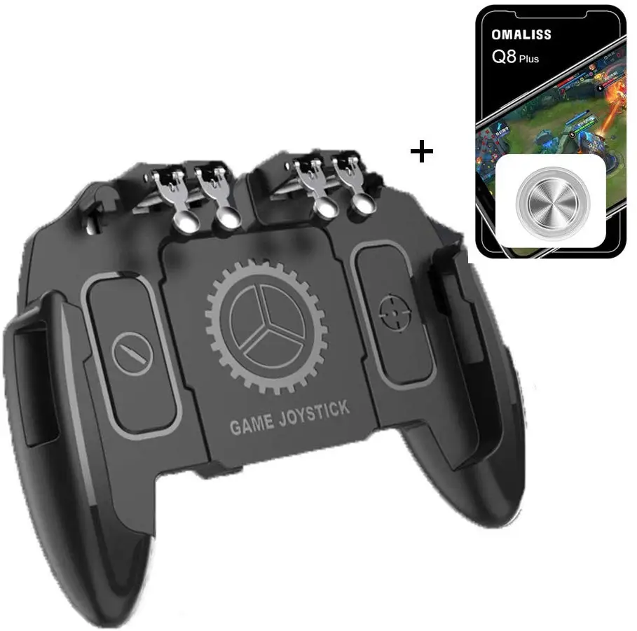  PUBG Mobile Controller Bundle with 1 Screen Joystick e-Times 4 Triggers with L1 L2 Touch Screen Joy
