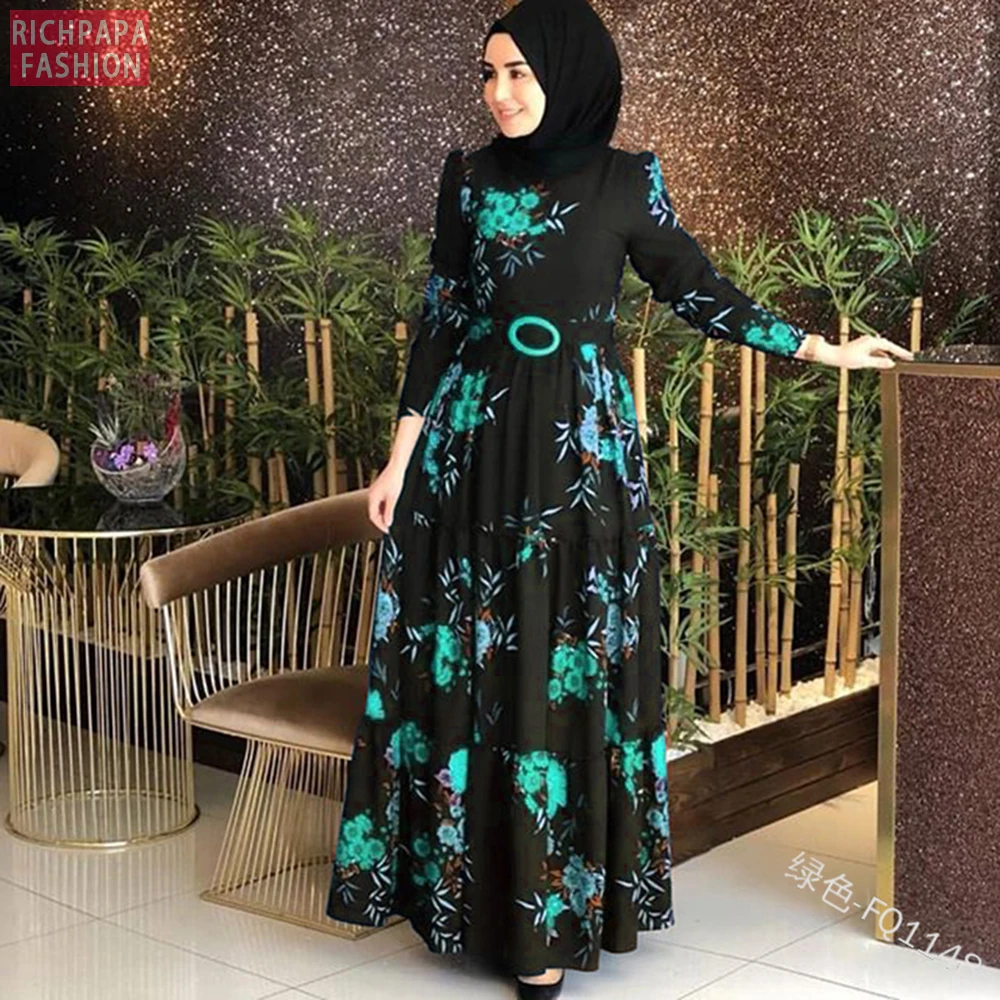 Abaya Turkish Hijab Muslim Dress Caftan Marocain Abayas For Women Pakistan Islamic Clothing Marokkaanse Kaftan Ropa Arabe Mujer - Image 3