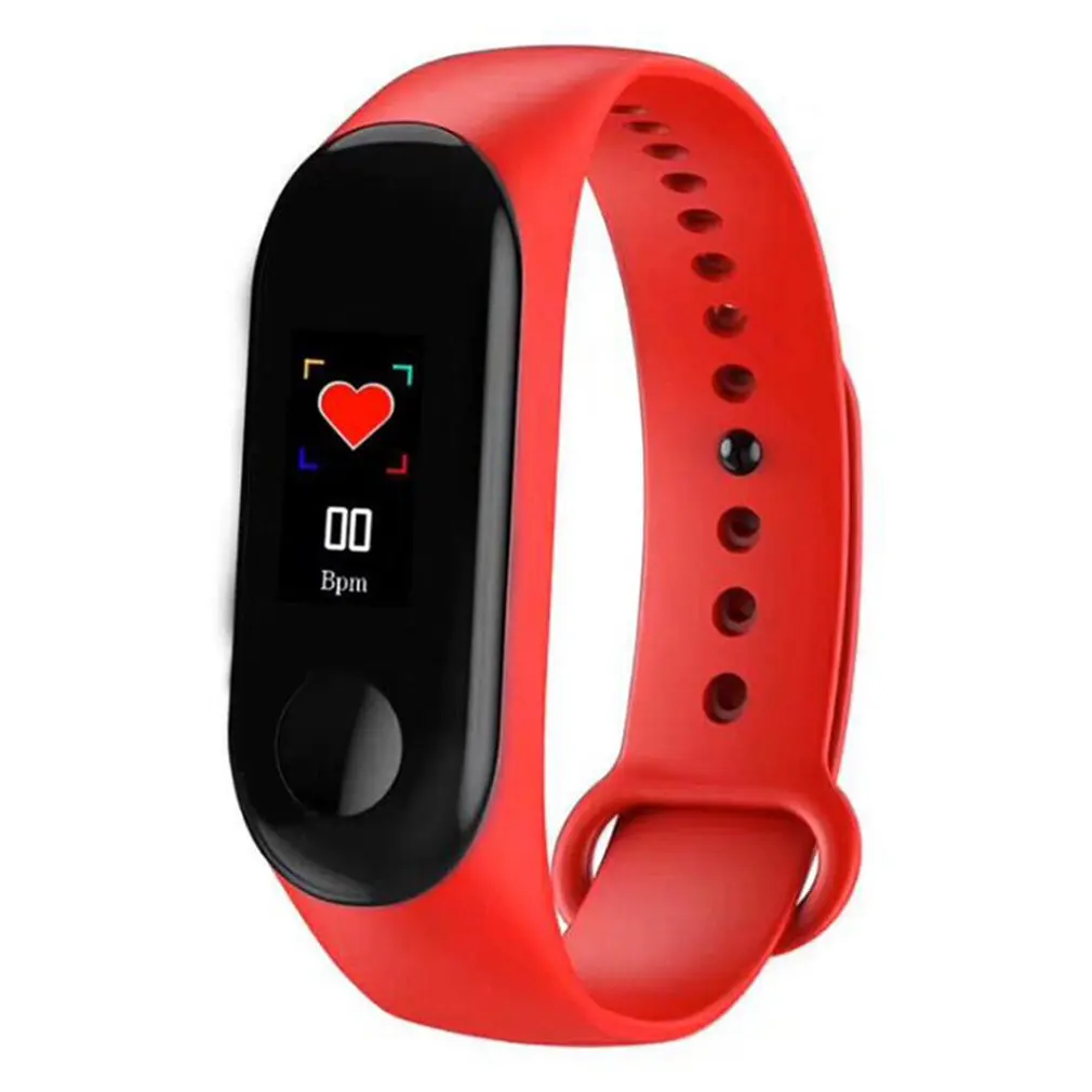 Waterproof Pedometer M3 Smart Bracelet Message Remind health Monitoring Sport Wrist Band Wristband Watches | Электроника