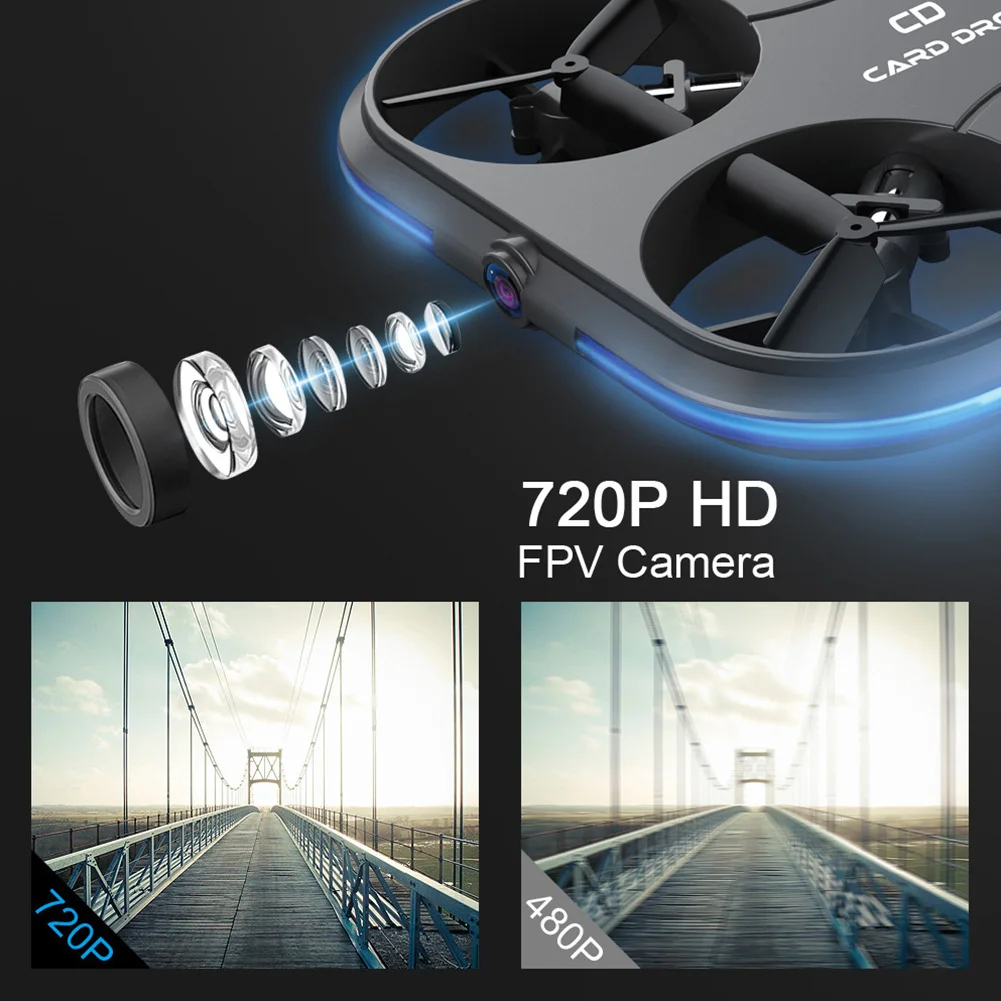 

Optical Flow Follow WIFI USB Charging 4 Channel HD Air Photographer Quadcopter Easy Operate Face Recognition Pocket RC Drone