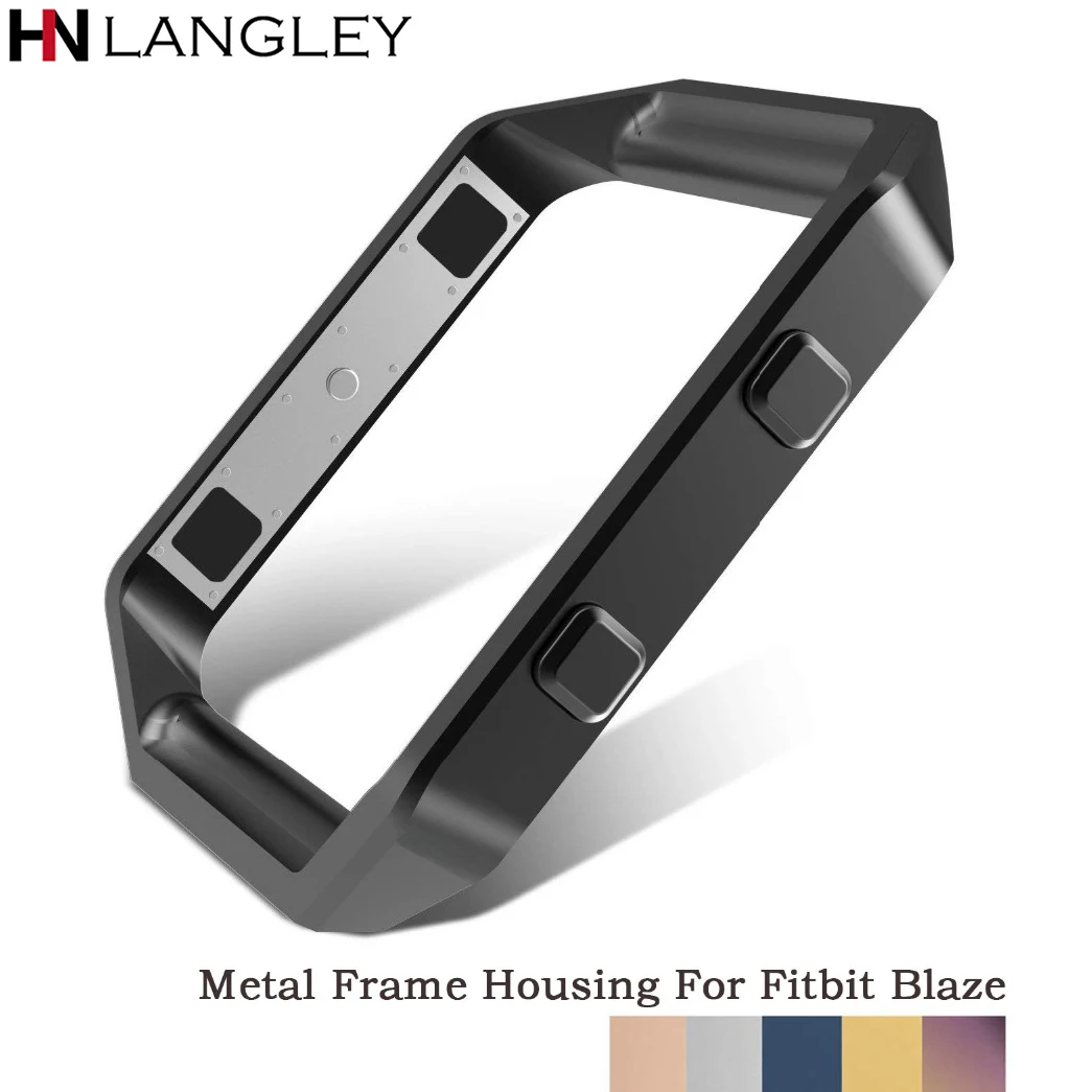 

For Firbit Blaze Case Protector Stainless Steel Metal Frame Housing For Fitbit Blaze Smart Watch Protect Case Unique Design
