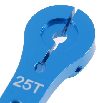 

25T Steering Servo Arm Horn For RC Boats Futaba Redcat TRX4 Axial SCX01 HSP HPI Server Rocker Arms Spare RC Parts Durable