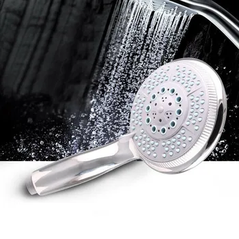 

HOT 5 functions handheld shower head Water Saving massage spray ABS Showerhead Bathroom Accessories