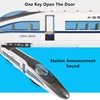115CM Length Real Restore Simulation High Speed RC Train One Key Open Door Station Anouncement Sound Subway Model Children's Toy 2