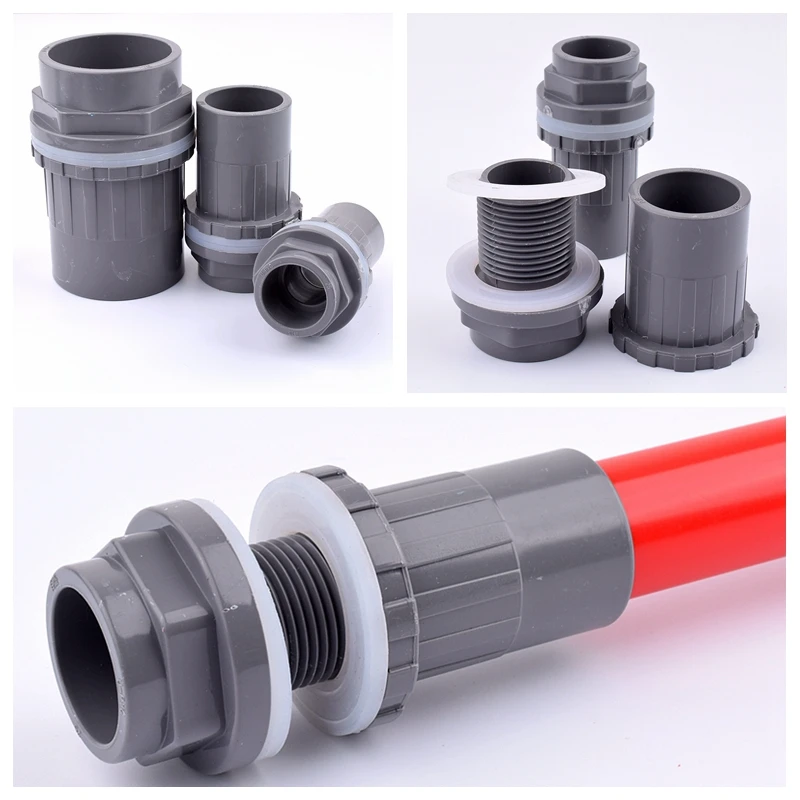 2-10Pcs-20Mm-50Mm-Grey-Pvc-Buisleidingen-Aquarium-Fish-Tank-Connector ...