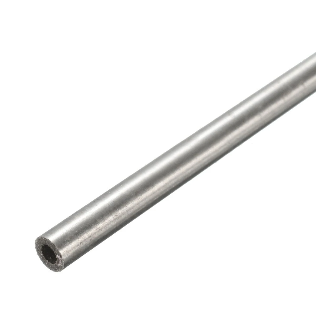 DWZ 1pc New 4mm*2mm*250mm Silver Stainless Seamless Steel Capillary Round Tube Wall