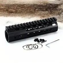 Охотничья AR-15 M4 AR 15 рейка крепление NSR " свободное поплавковое цевье для винтовки верхняя система рейка крепление с алюминиевой бочковой гайкой