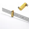Fashion Steel Ruler Positioning Block Woodworking Scribe Drawing Mark Line Gauge Carpenter DIY Measuring Tool Carpenter Tools ► Photo 2/6