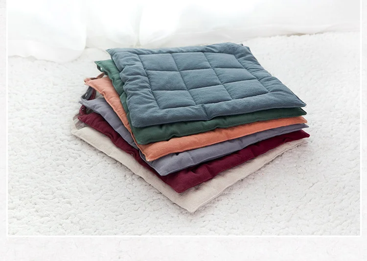 Linen Japan Style Seat Cushion Home Kitchen Dining Chair Office Breathable Pad Decorative Tatami Sitting Floor Pillow Padding