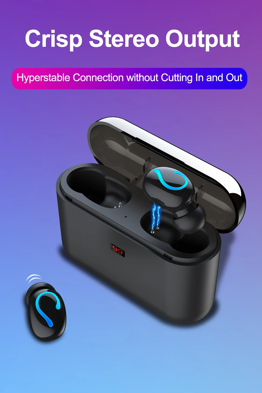 Teamyo True Bluetooth 5,0 TWS наушники беспроводные наушники спортивные Handsfree наушники 3D стерео Bluetooth гарнитура с микрофоном зарядки