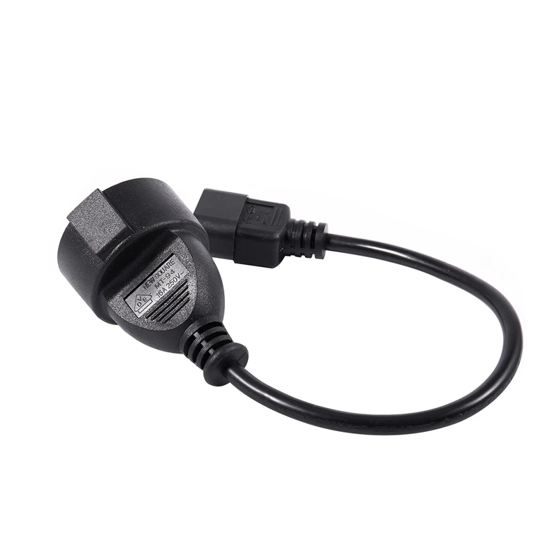 IEC 320 C14 штекер в Европейский CEE7 3pin гнездо, C14 в ЕС PDU UPS кабель 0,5