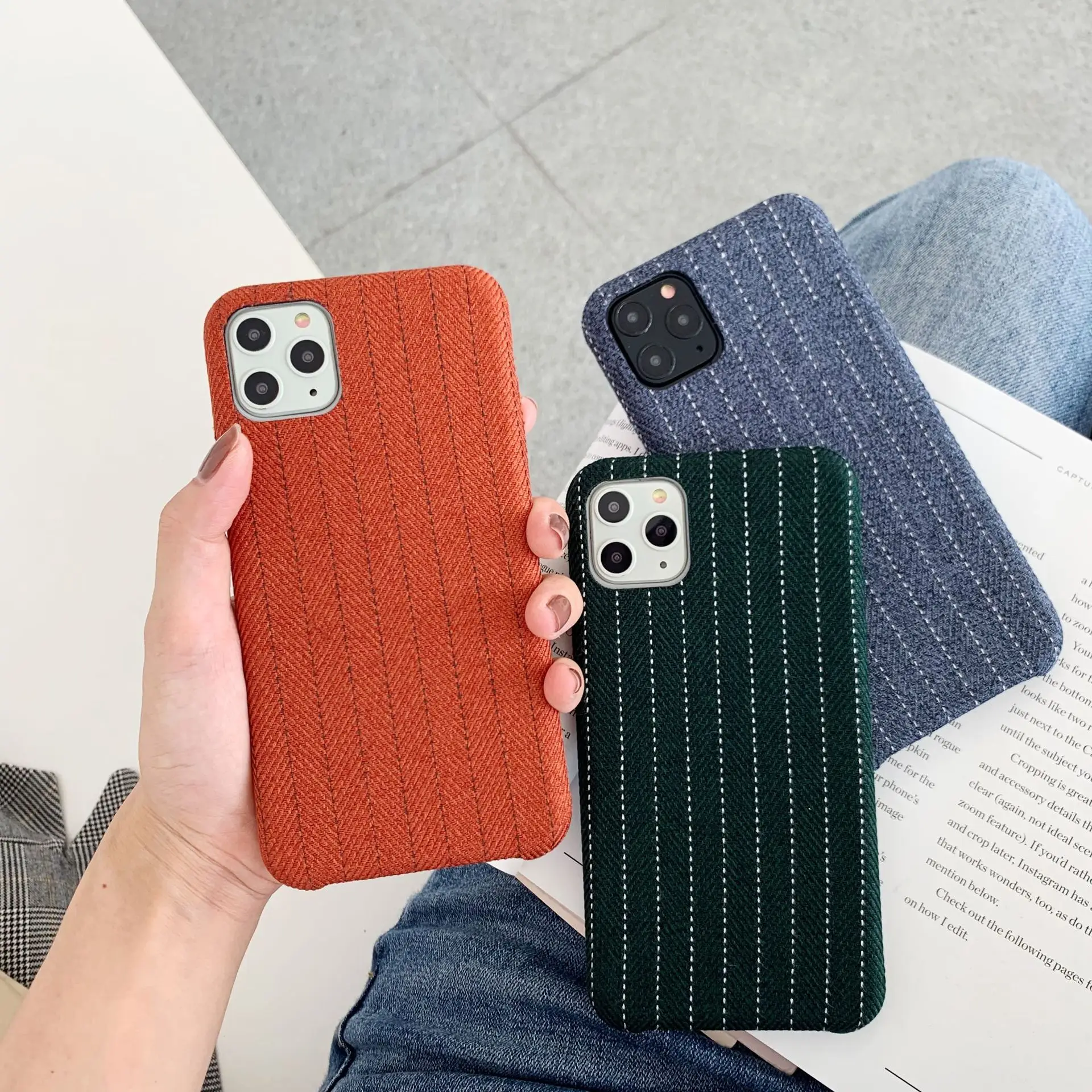 Lined Plush Phone Case for IPhone 11 Pro Max X XS Resistant Shockproof Bumper 5 5SE 6 7 8 Plus Funda Armor | Мобильные телефоны и