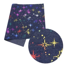 20*34 см Морская звезда цвет золотой фольги джинсовая ткань, DIY ручной работы материал для изготовления домашняя текстильная подушка, 1Yc8761