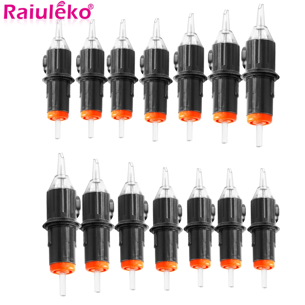 Tattoo Cartridge Needle RL/M1/RM/RS Disposable Sterilized Semi-Permanent Eyebrow Lip Makeup Needles For Tattoo Machine Pen Gun biomaser 10pcs hot sale disposable cartridge tattoo needles makeup eyebrow tattoo pen machine supply rl m1 rm rs