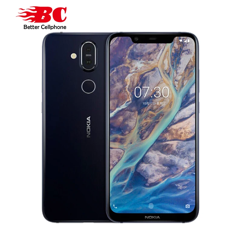 Смартфон Nokia X7 4G LTE с глобальной прошивкой, 6,18 дюймов, 18:9, FHD, Восьмиядерный процессор Snapdragon 710, 2,2 ГГц, 6 ГБ ОЗУ, 64 Гб ПЗУ, Face ID, 3500 мАч - Цвет: 6GB 64GB