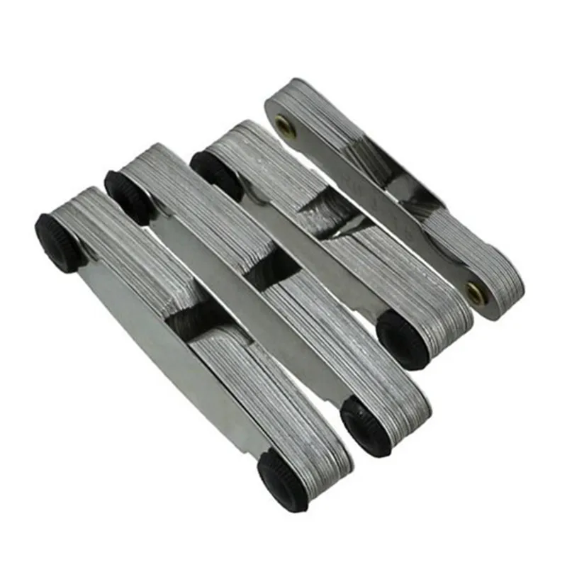 Radius Gauges R0.3-1.5 R1-7 R7.5-15 R15.5-25 R1-6.5/R7-14.5/R15-25/R26-80 Stainless Steel Concave Convex arc Measuring Tool 4pcs contour gauge