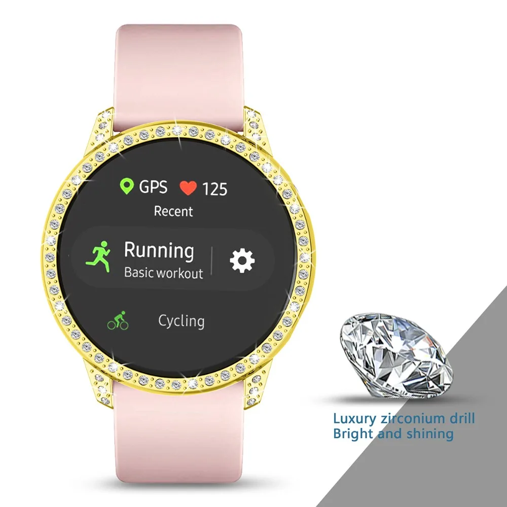 12 видов цветов Чехол для samsung Galaxy Watch Активный Чехол запасная Защитная крышка ТПУ чехол для часов розовое золото умный протектор для часов