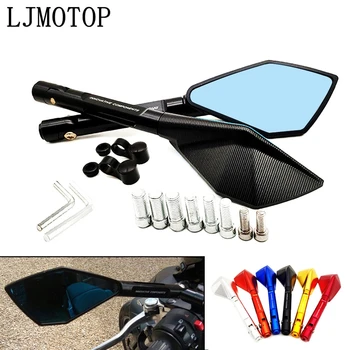 

Universal Motorcycle Rearview Mirror Moto side Mirrors CNC black For Honda NC750X CB1100 CRF1000L AFRICA TWIN CBF1000 CB600F